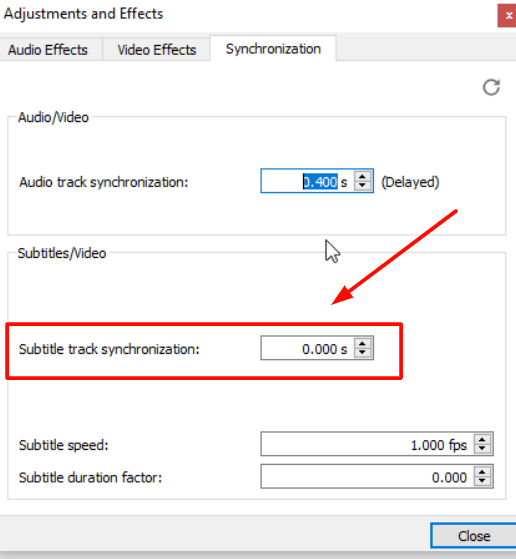 How to Sync Subtitles in VLC Player 
