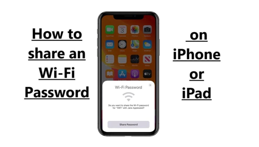 How to share an Wi-Fi password on iPhone