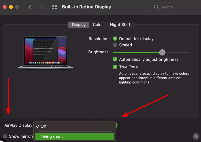 How to use AirPlay to mirror your Mac on Roku TV