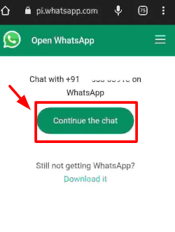 WhatsApp without saving a contact number