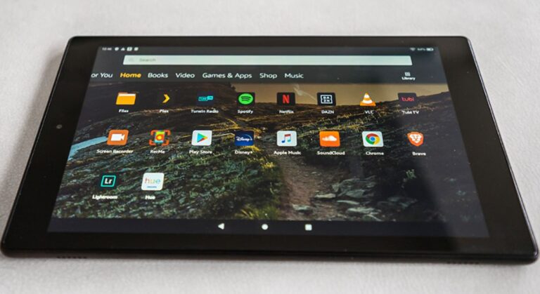 storage space on Amazon Fire tablets
